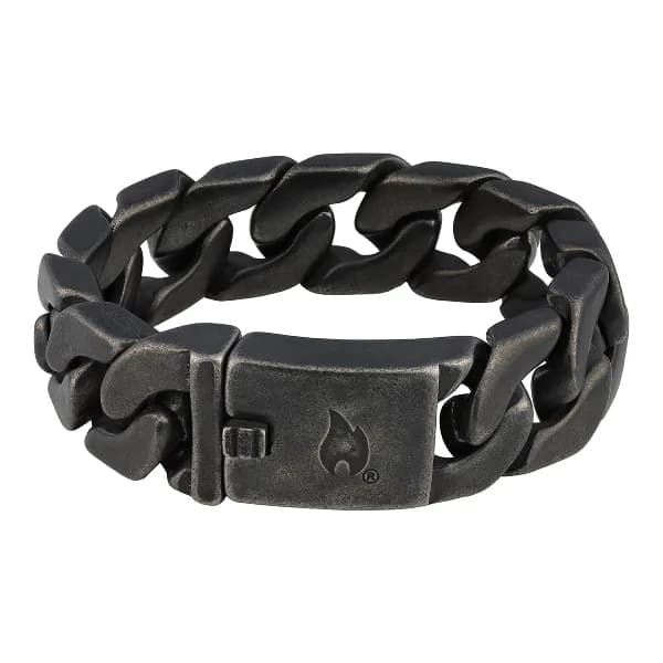 Armband ZIPPO Edelstahl Antik Matt Clipverschl 18x1,7x0,8cm 2006272 – Produktabbildung