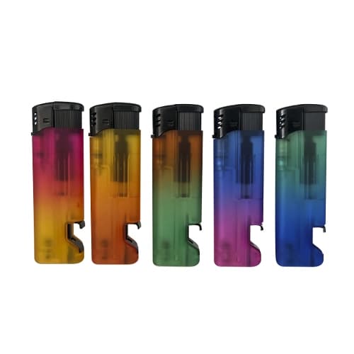 Einwegfeuerzeug Piezo ATOMIC 2-Tone Bottle Up Steller mit 50 Stück – Einzelpackung – Produktabbildung