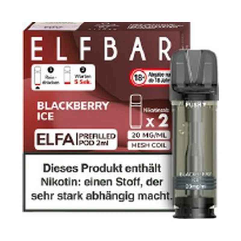 Elfbar - Elfa Pod Blackberry Ice 20mg/ml 2er – Produktabbildung