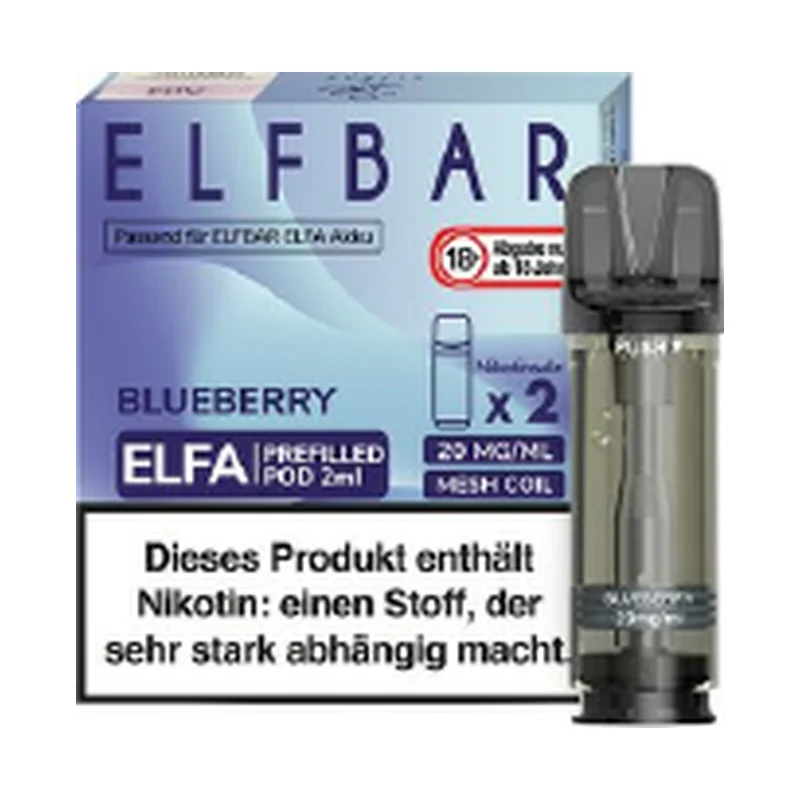 Elfbar - Elfa Pod Blueberry 20 mg/ml 2er – Produktabbildung