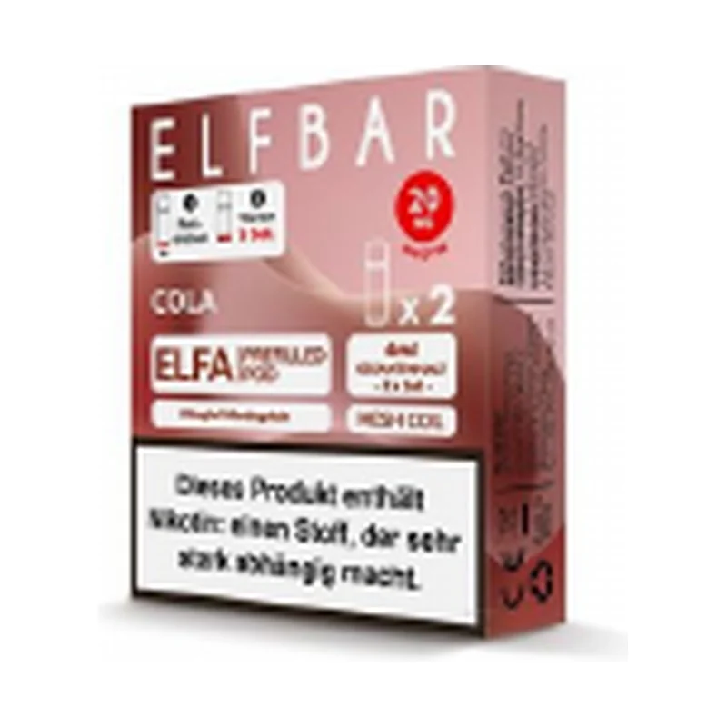 Elfbar - Elfa Pod Cola 20mg/ml 2er – Produktabbildung