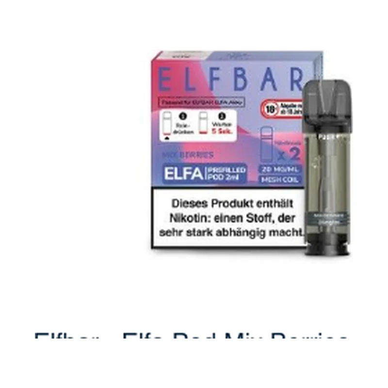 Elfbar - Elfa Pod Mix Berries 20mg/ml 2er – Produktabbildung