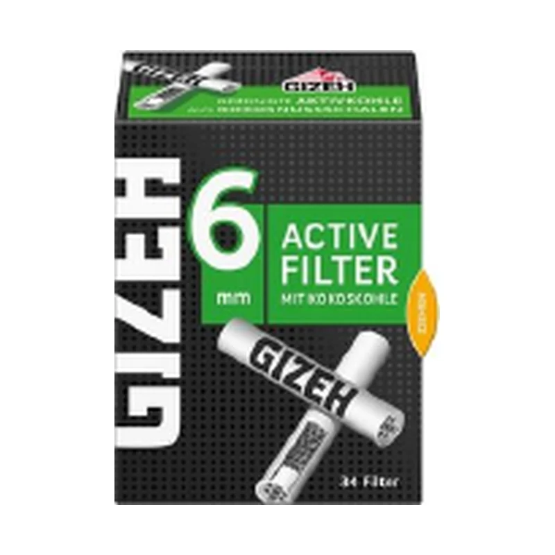 Gizeh Black Active Filter 6mm 34er – Produktabbildung