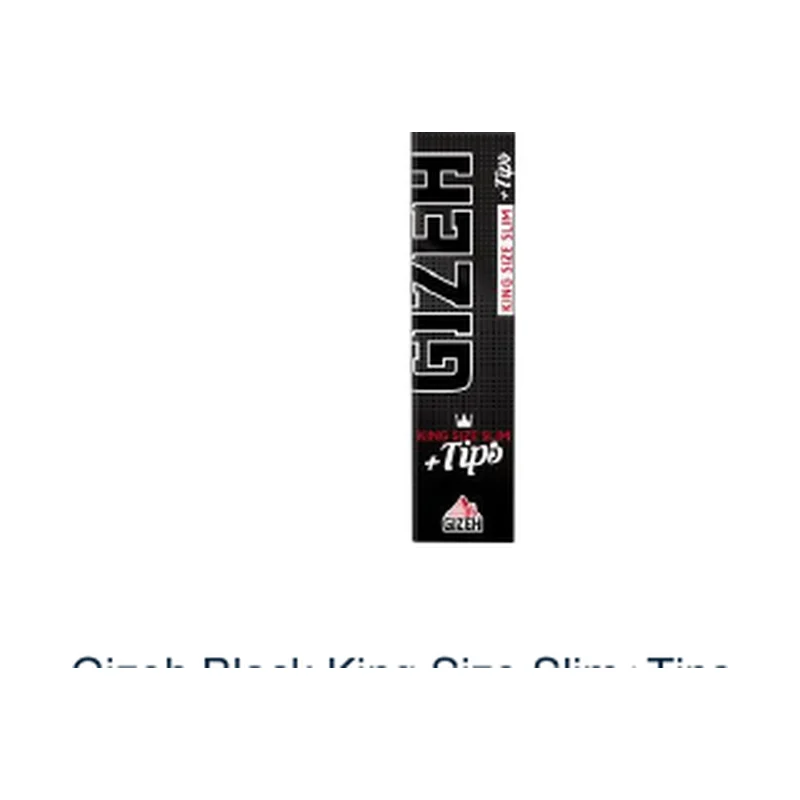 Gizeh Black King Size Slim+Tips 34er – Produktabbildung