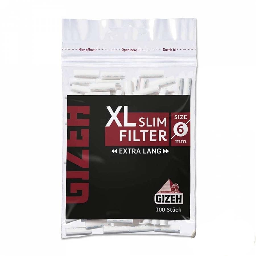 GIZEH Black XL Slim Filter 100 – Einzelpackung – Produktabbildung