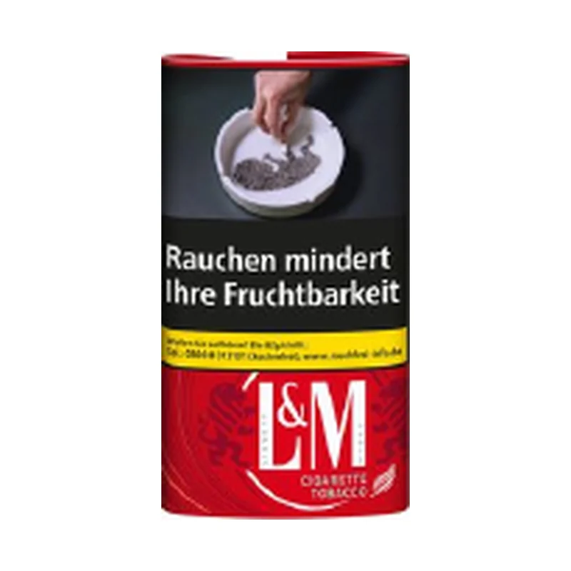 L&M Red Cigaretten Tobacco 30g – Produktabbildung