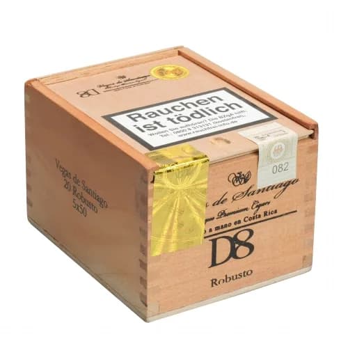 VEGAS DE SANTIAGO D8 Classico Robusto 5 x 50 – Produktabbildung