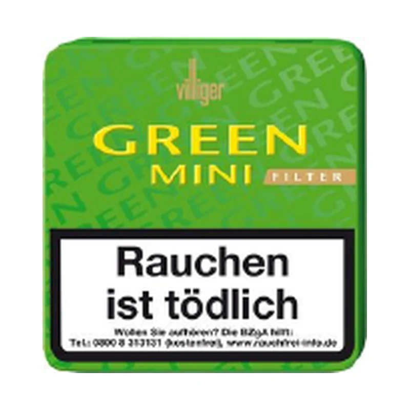 Villiger Green Mini Filter Caipirinha 20er – Produktabbildung