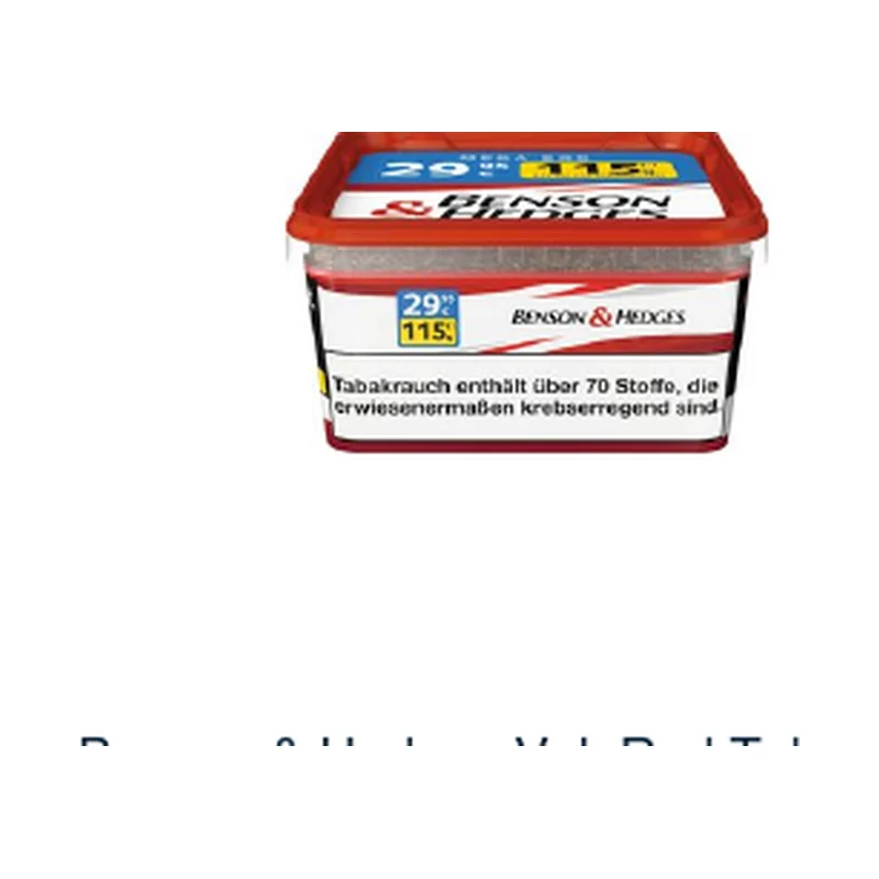 Benson & Hedges Vol. Red Tob. 115g – Produktabbildung