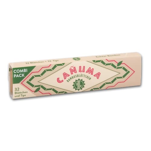 CANUMA by Rizla Bambus King Size Slims Zigarettenpapier+Fil.Tips 32 – Einzelpackung – Produktabbildung