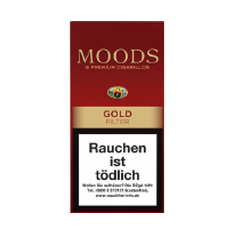 Dan. Moods Gold Filter 5er – Produktabbildung