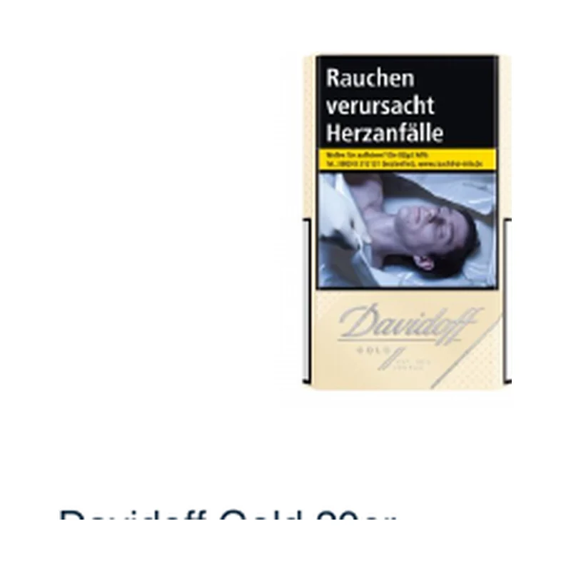 Davidoff Gold 20er – Produktabbildung