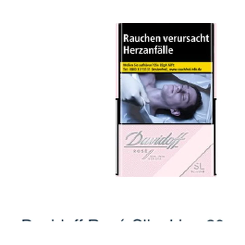 Davidoff Rosé Slim Line 20er – Produktabbildung