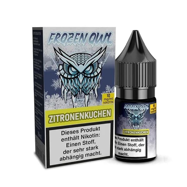 E-Liquid Nikotinsalz FROZEN OWL Zitronenkuchen 10mg – Produktabbildung