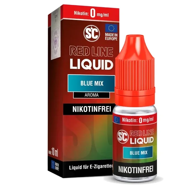 E-Liquid Nikotinsalz SC Red Line Blue Mix 0mg – Produktabbildung