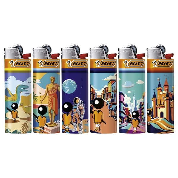 Einwegfeuerzeug Stein BIC Maxi BIC Boy in all time Steller m. 50 Stück – Einzelpackung – Produktabbildung
