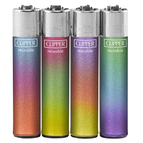 Einwegfeuerzeug Stein Clipper Triple Gradient 2 Steller mit 48 Stück – Einzelpackung – Produktabbildung