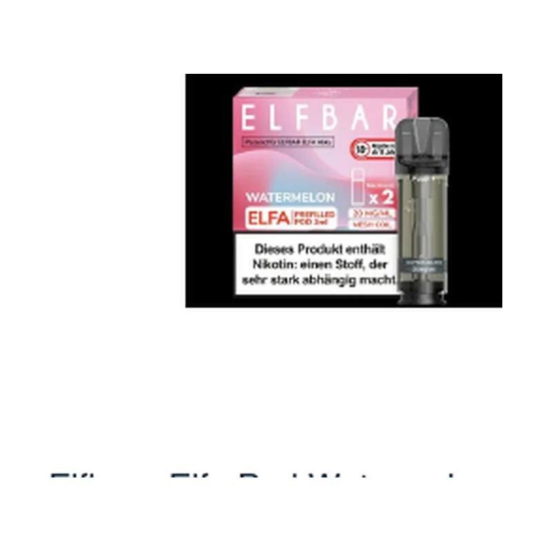 Elfbar - Elfa Pod Watermelon 20mg/ml 2er – Produktabbildung