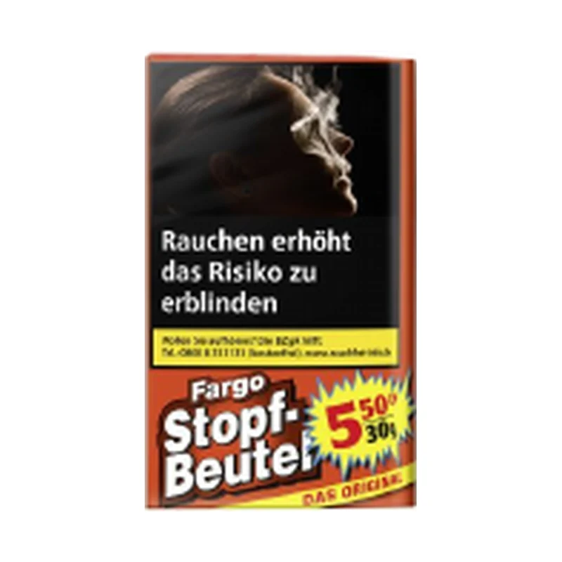 Fargo Stopf-Beutel Rot 30g – Produktabbildung