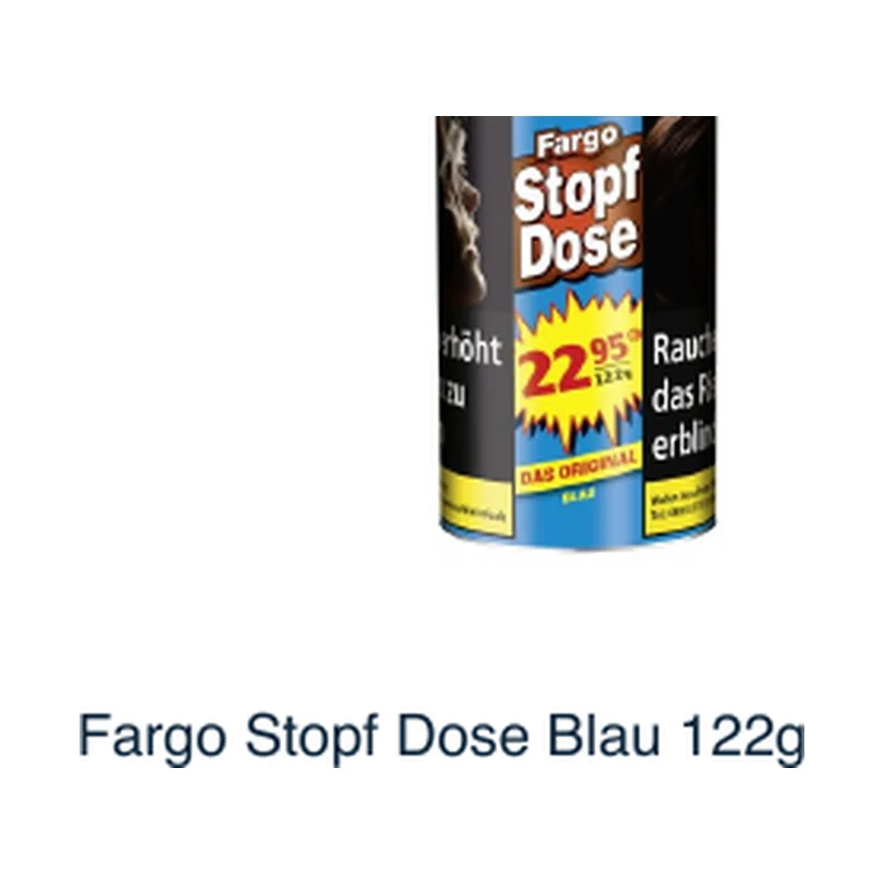 Fargo Stopf Dose Blau 122g – Produktabbildung