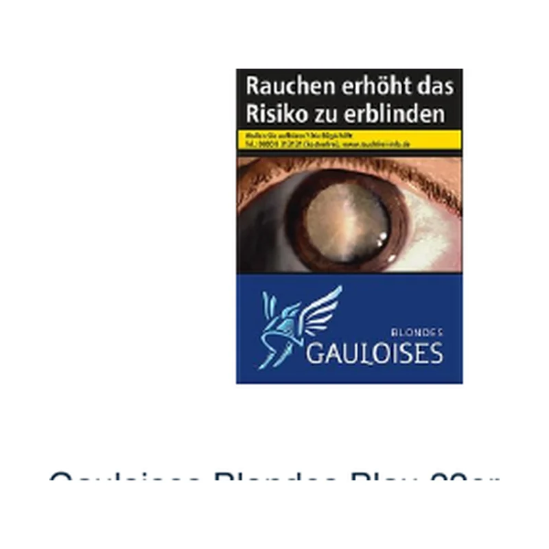 Gauloises Blondes Blau 22er – Produktabbildung