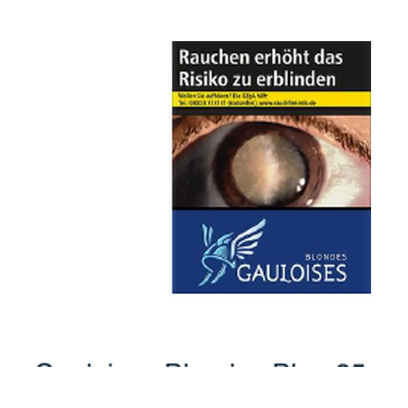 Gauloises Blondes Blau 35er – Produktabbildung