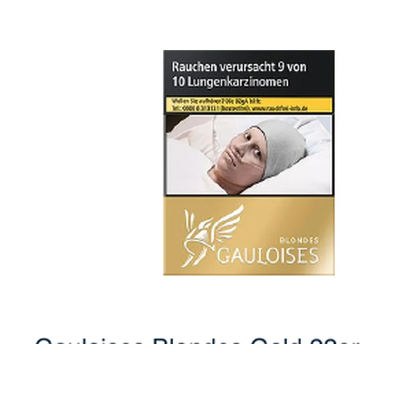 Gauloises Blondes Gold 22er – Produktabbildung
