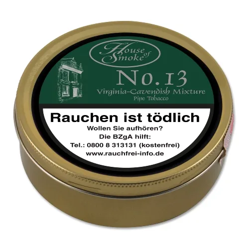 HOUSE OF SMOKE No 13 Virginia Cavandish Mixture – Produktabbildung