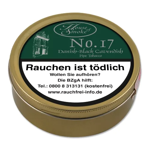 HOUSE OF SMOKE No. 17 Danish Black Cavendish – Produktabbildung