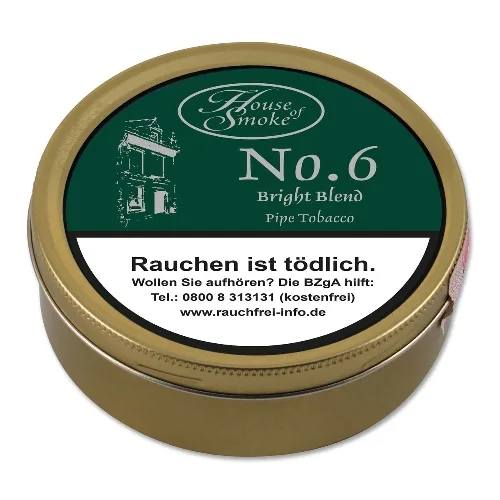 HOUSE OF SMOKE No 6 Bright Blend (Aromatic) – Produktabbildung