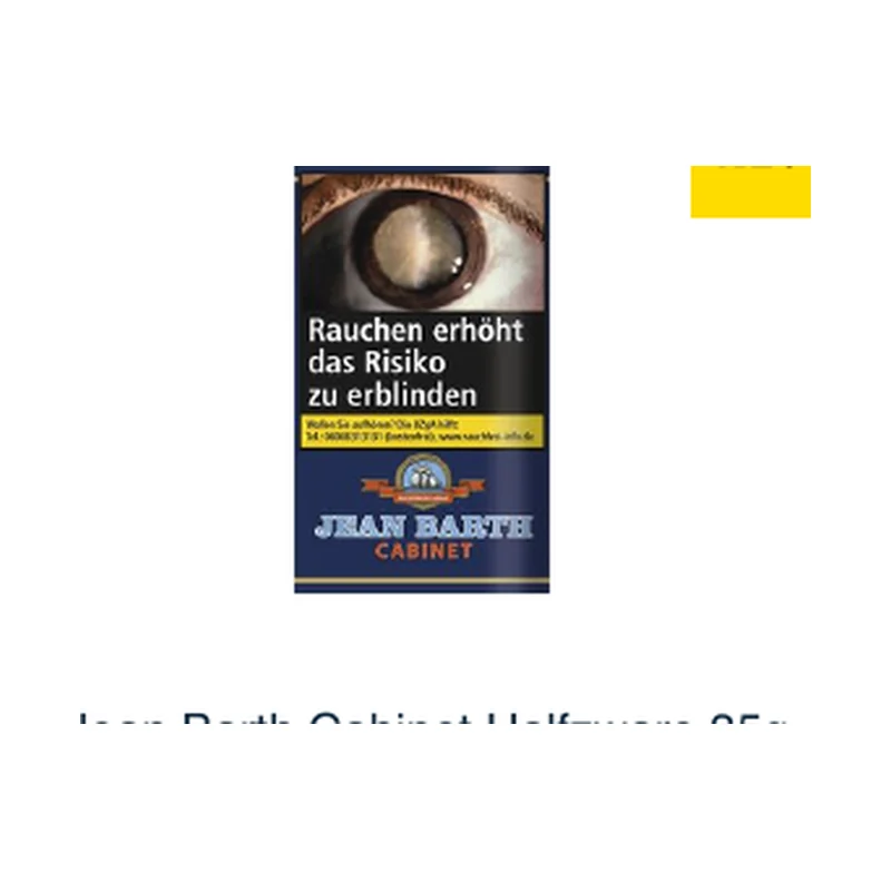 Jean Barth Cabinet Halfzware 35g – Produktabbildung