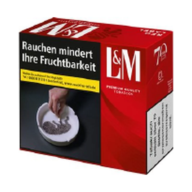 L&M Red OP Box 9XL 77er – Produktabbildung