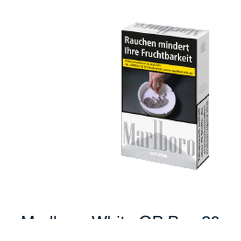 Marlboro White OP Box 20er – Produktabbildung