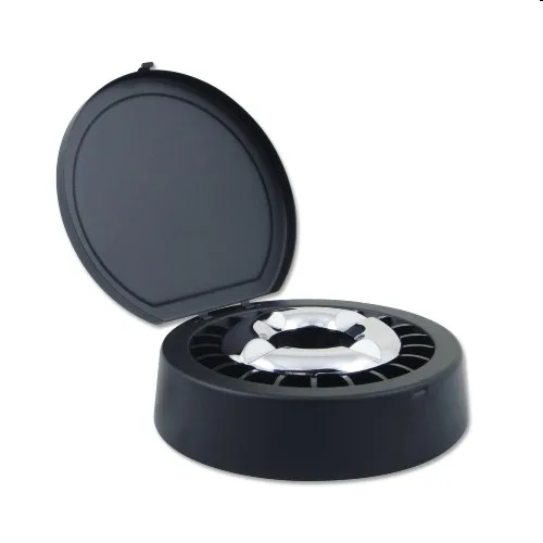 Metallascher STERNEINSATZ MIT DECKEL Schwarz/Chrom – Produktabbildung