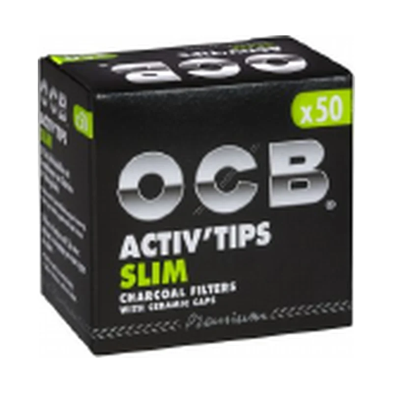 OCB Activ Tips Slim 7mm 50er – Produktabbildung