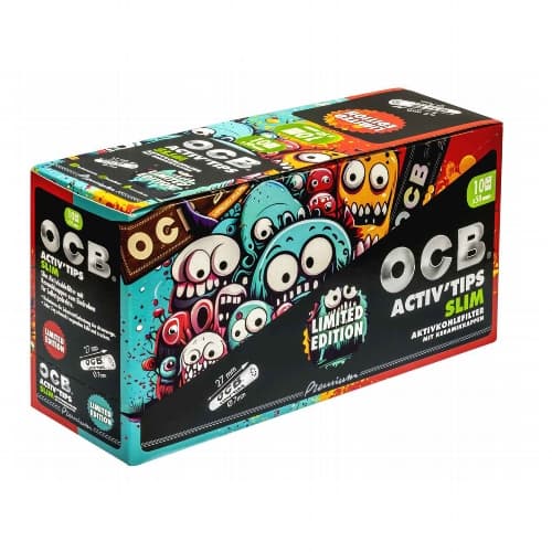 OCB Activ Tips Slim 7mm Limited Edition – Einzelpackung – Produktabbildung