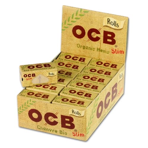 OCB Organic Hemp Rolls Rollenpapier 24 Rollen – Einzelpackung – Produktabbildung