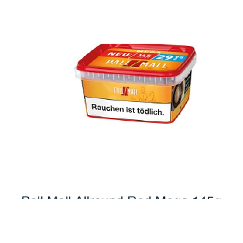 Pall Mall Allround Red Mega 145g – Produktabbildung