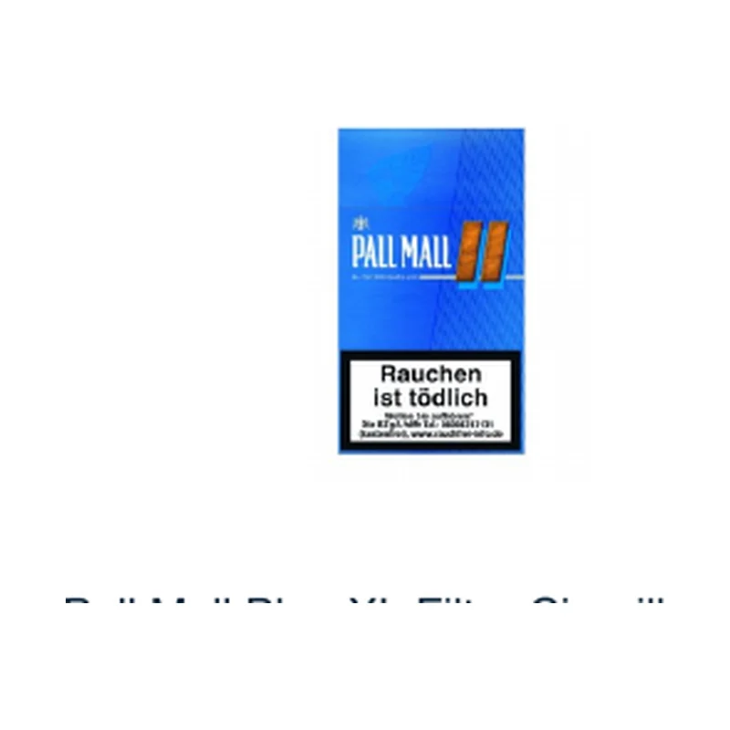 Pall Mall Blue XL Filter Cigarillos 17er – Produktabbildung