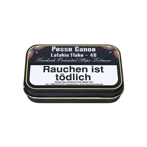 PESSE CANOE Latakia Flake-40 Turkish Oriental Pipe Tobacco – Produktabbildung