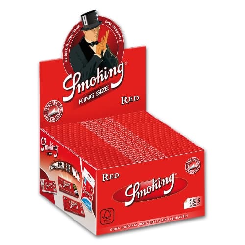 SMOKING King Size Red 33 Blatt – Einzelpackung – Produktabbildung