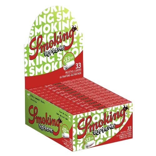 SMOKING King Size Supreme 33 + Filter Tips – Einzelpackung – Produktabbildung