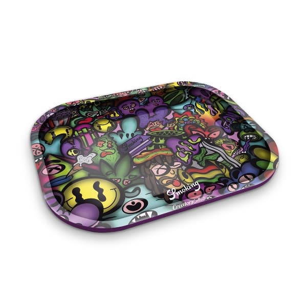 SMOKING Rolling Tray Rampage XL – Einzelpackung – Produktabbildung