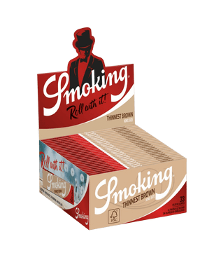 SMOKING Thinnest Brown King Size – Einzelpackung – Produktabbildung
