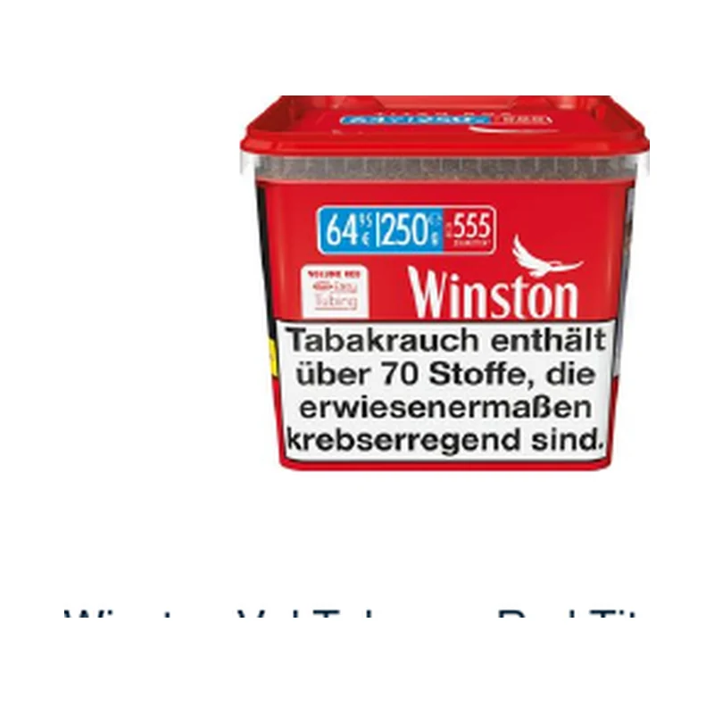 Winston Vol.Tobacco Red Titan 250g – Produktabbildung
