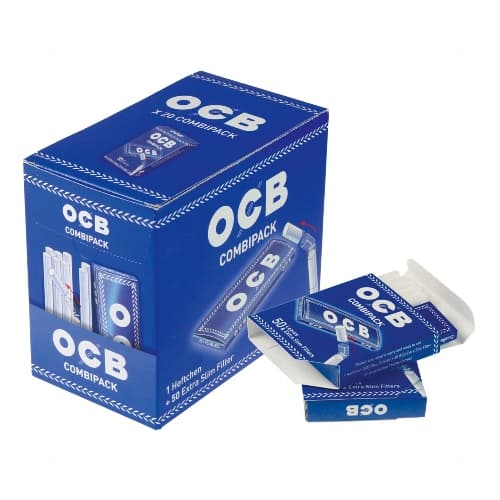 Zigarettenpapier OCB blau Combipack 50 – Einzelpackung – Produktabbildung