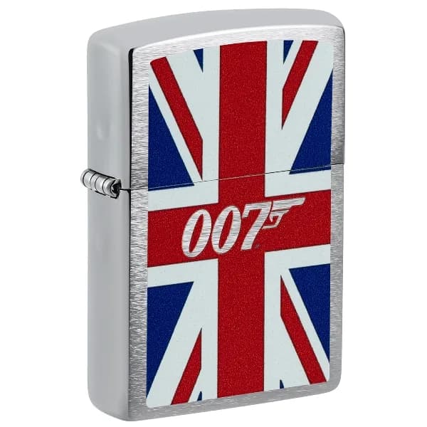 ZIPPO chrom gebürstet James Bond 007 60007546 – Produktabbildung