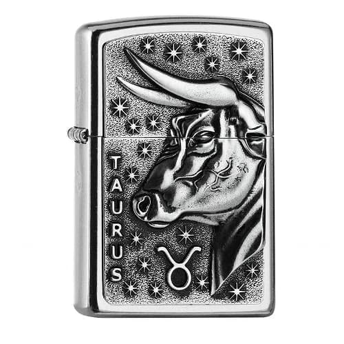 ZIPPO Street chrom Taurus Emblem Tierkreiszeichen 2006501 – Produktabbildung