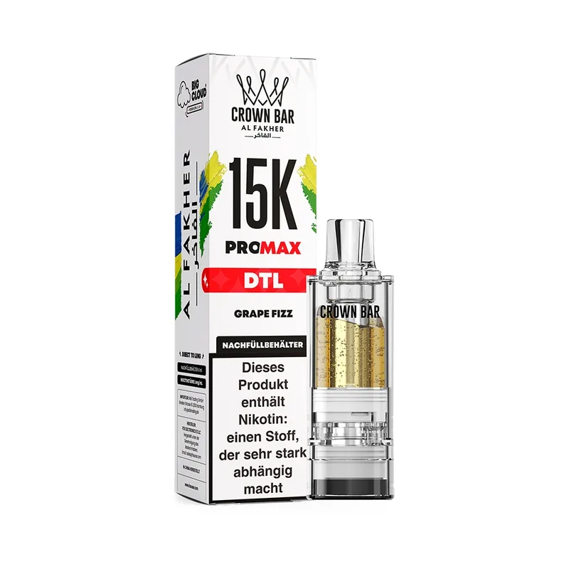 Al Fakher 15K V2 Pod 8ml – Grape Fizz – Produktabbildung