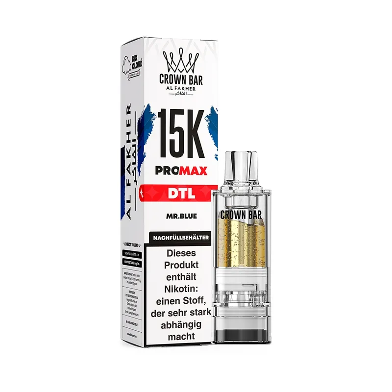 Al Fakher 15K V2 Pod 8ml – Mr. Blue – Produktabbildung